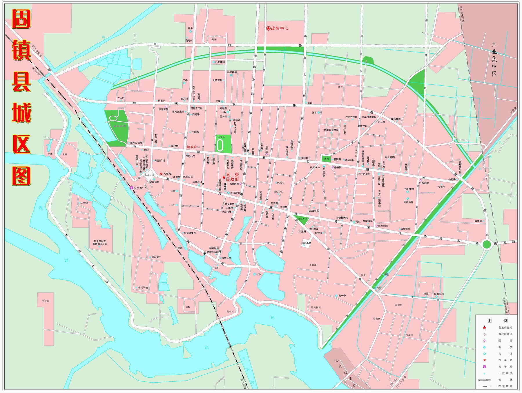 固镇县城区地图图片